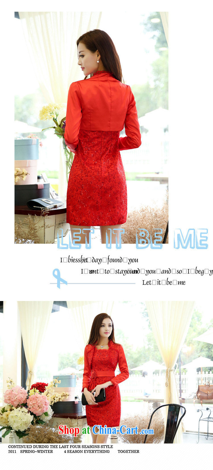 Honey gold Yi Su-2014, new spring and summer bridal dresses wedding toast clothing back doors waves for bubble sleeved vest dress two-piece bridesmaid dress Set Red XXXL pictures, price, brand platters! Elections are good character, the national distribution, so why buy now enjoy more preferential! Health