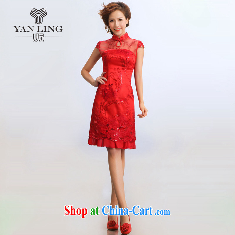 2015 new stylish outfit improved stylish summer show service bridal dresses red s