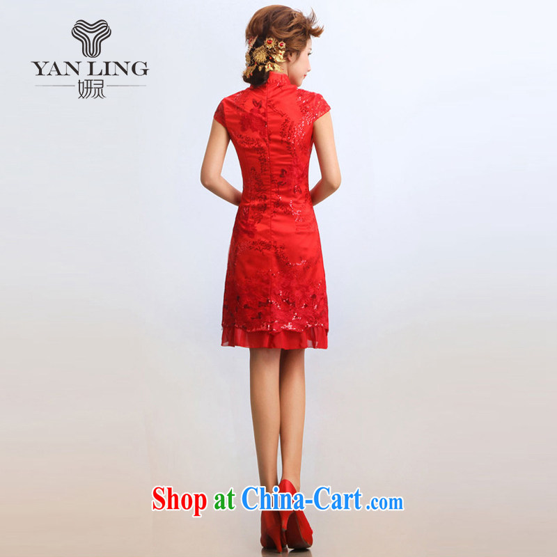 2015 new stylish outfit improved stylish summer show service bridal dresses red S, her spirit, and on-line shopping