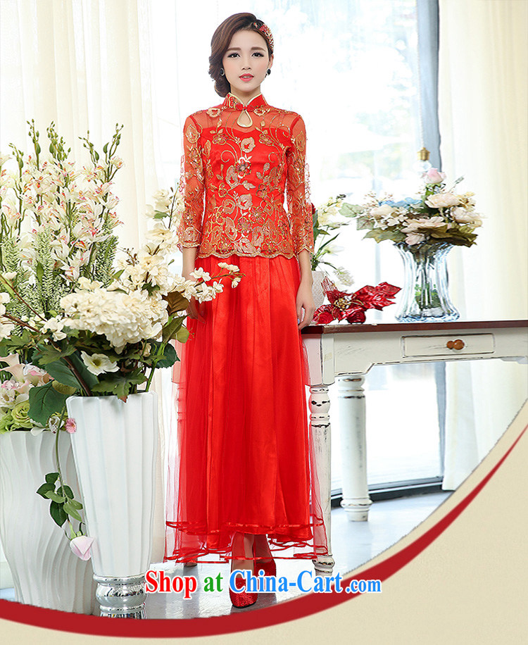 Bahia dream 2015 new wedding dresses banquet party uniforms Miss wedding two-piece dinner bridal toast serving red XXXL pictures, price, brand platters! Elections are good character, the national distribution, so why buy now enjoy more preferential! Health