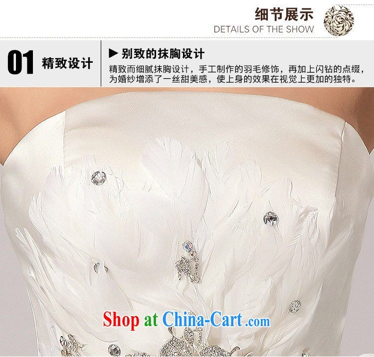 2015 new bare chest short skirt wood drill bridesmaid dresses small lawn in front skirt short long LF 115m White XXL pictures, price, brand platters! Elections are good character, the national distribution, so why buy now enjoy more preferential! Health