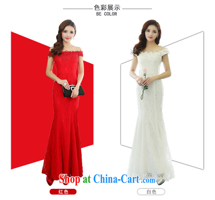Air Shu Diane 2015 spring new aura gathering annual wedding sexy bare shoulders dress beauty dresses skirts 1515 red XL pictures, price, brand platters! Elections are good character, the national distribution, so why buy now enjoy more preferential! Health