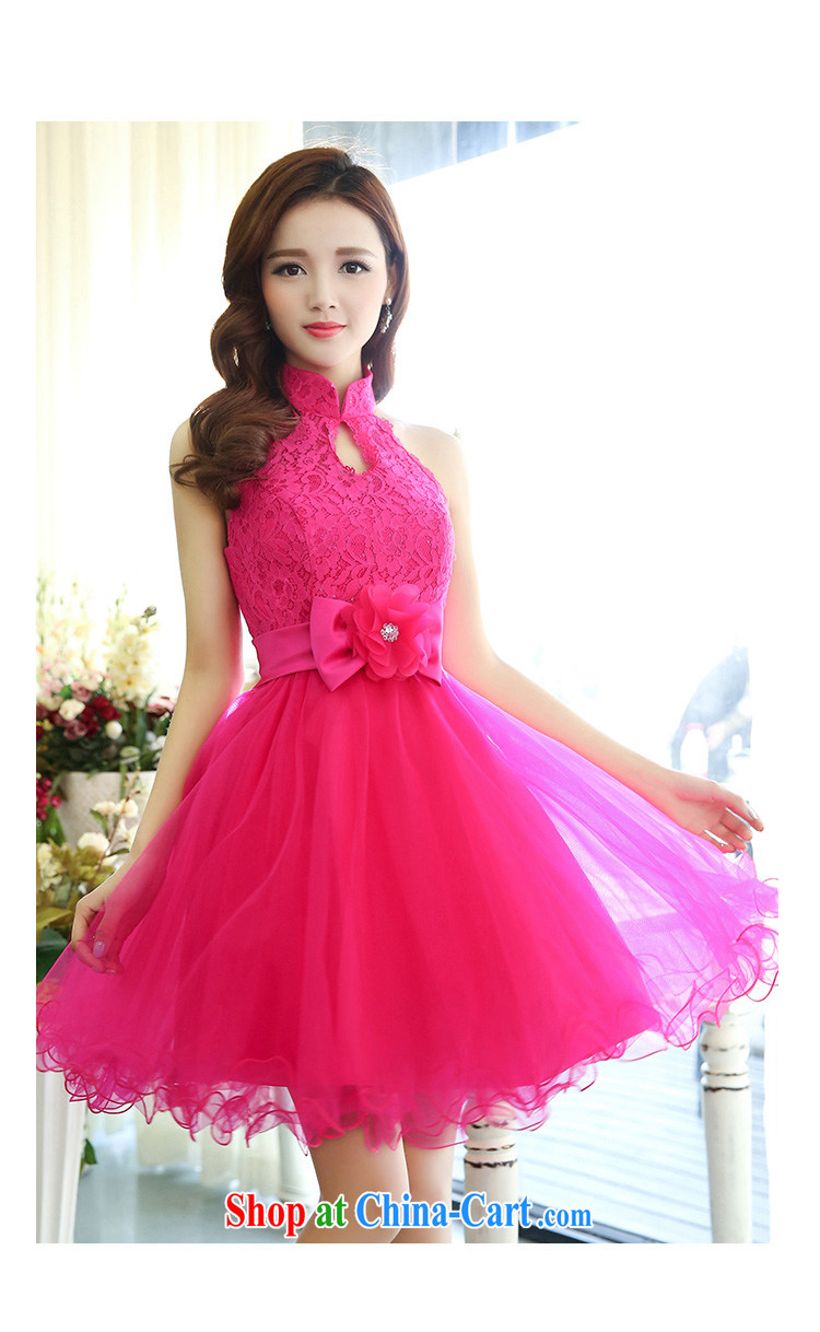 2015 spring and summer new lace + the root by the collar sleeveless dresses the dresses red XL pictures, price, brand platters! Elections are good character, the national distribution, so why buy now enjoy more preferential! Health