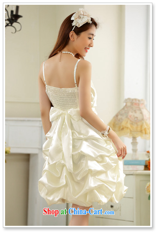 stylish evening dress straps the wrinkles show skirts lantern skirt the small dress dresses JK 2 white XXXL pictures, price, brand platters! Elections are good character, the national distribution, so why buy now enjoy more preferential! Health