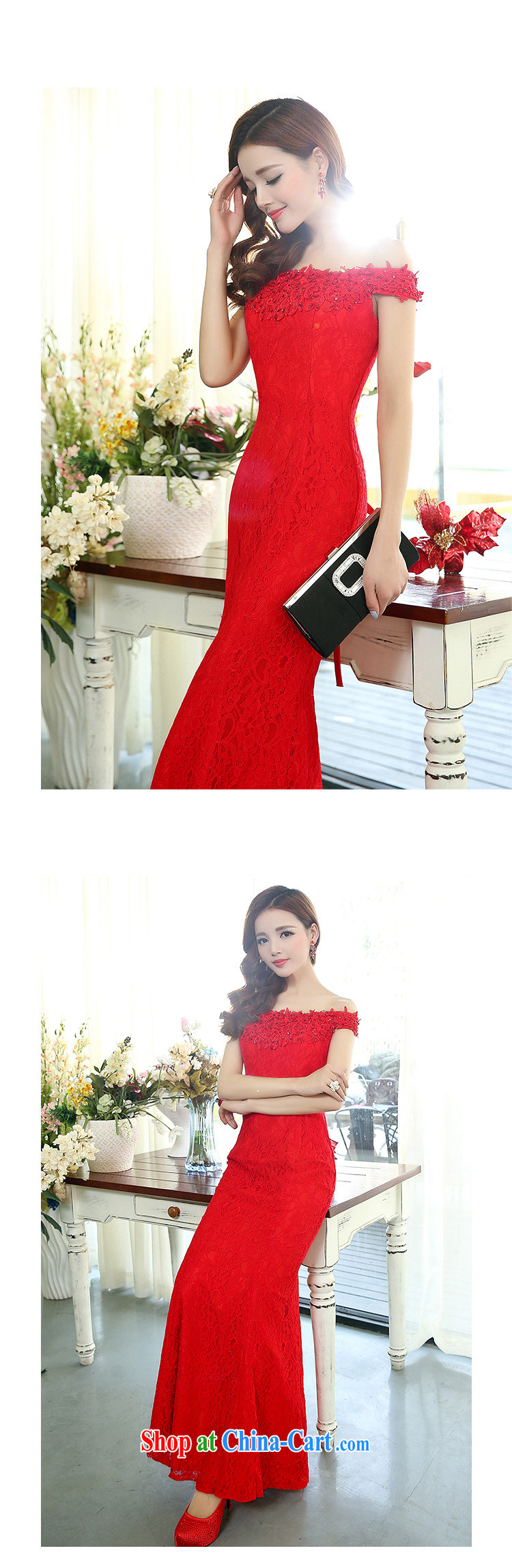 Caesar 175 wedding dresses new 2015 red long bridal wedding dress girl toast serving bridesmaid clothing winter field shoulder white XL pictures, price, brand platters! Elections are good character, the national distribution, so why buy now enjoy more preferential! Health