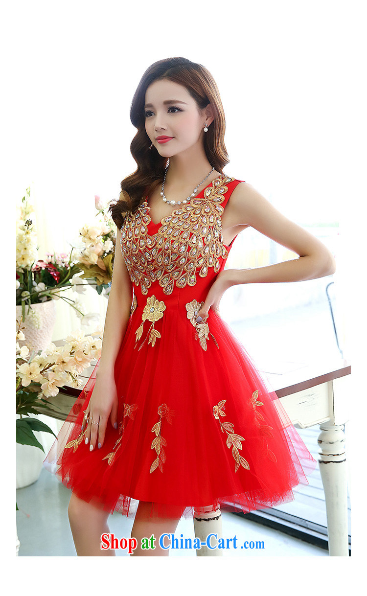 Caesar 177 wedding dresses new 2015 red long bridal wedding dress girl toast serving bridesmaid clothing winter V collar purple XL pictures, price, brand platters! Elections are good character, the national distribution, so why buy now enjoy more preferential! Health