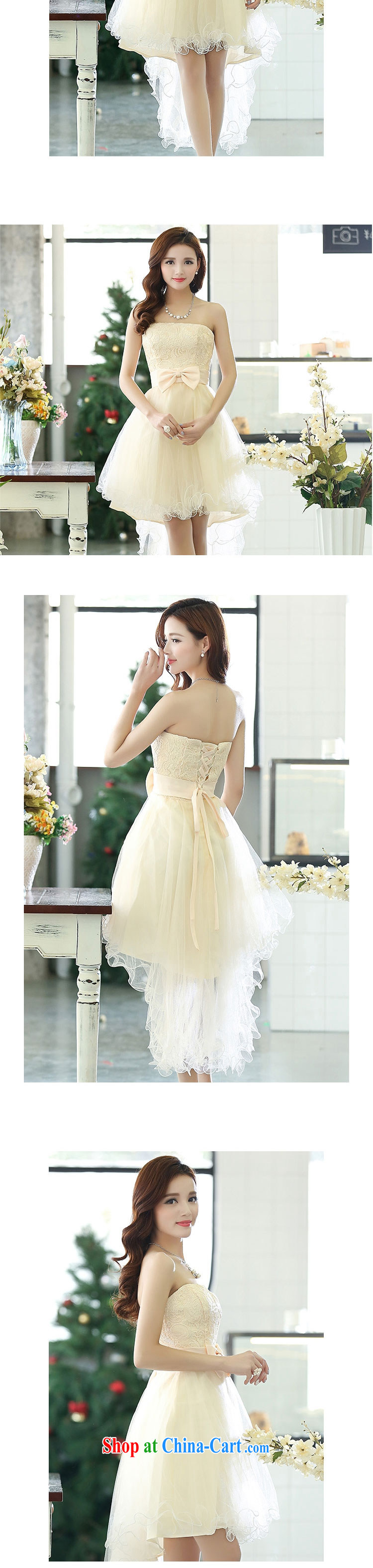 Even the US and 2015 new stylish wiped his chest Korean-style, sweet tie bridal butterfly wedding dresses elegant shaggy dress dress white S pictures, price, brand platters! Elections are good character, the national distribution, so why buy now enjoy more preferential! Health