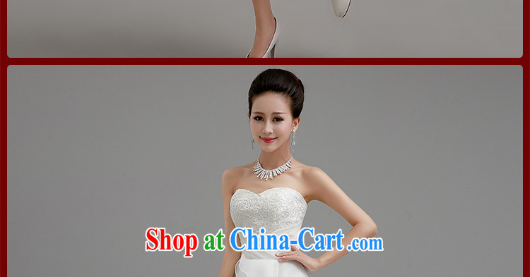 Beautiful ornaments 2015 new, wipe off chest bridal toast serving good quality snow-woven short dress girls bridesmaid mission Small sister dress with white XXL pictures, price, brand platters! Elections are good character, the national distribution, so why buy now enjoy more preferential! Health
