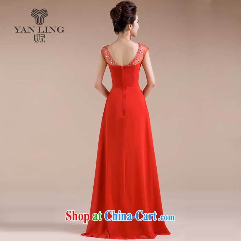 2015 new bride wedding dresses evening dress uniform toast long wedding snow woven dresses 1003 LF XXL purple, her spirit, and, shopping on the Internet