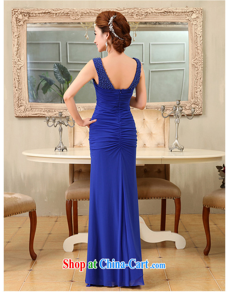married love dress 2014 new long dual-shoulder marriages served toast banquet performances at Merlion dress fall and winter female royal blue XL pictures, price, brand platters! Elections are good character, the national distribution, so why buy now enjoy more preferential! Health
