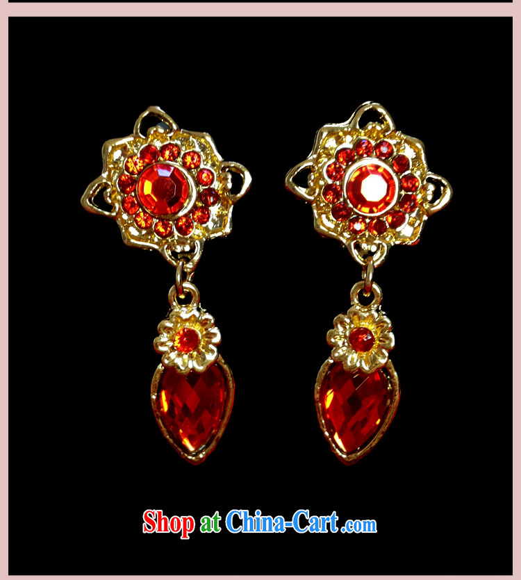 Friends, bridal wedding dresses accessories jewelry Korean red water diamond necklace earrings bridal-jewelry and ornaments pictures, price, brand platters! Elections are good character, the national distribution, so why buy now enjoy more preferential! Health