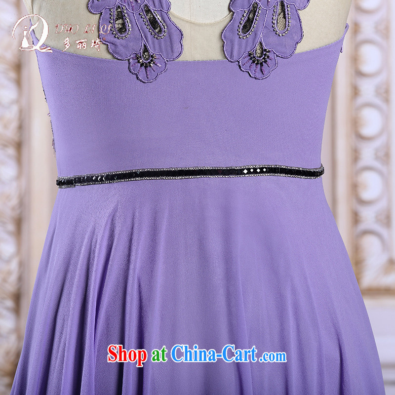 More LAI Ki 2015 annual spring evening dress purple long, exclusive bridesmaid dress elegant banquet Evening Dress skirt light purple XL, Lai Ki (Doris dress), and, on-line shopping