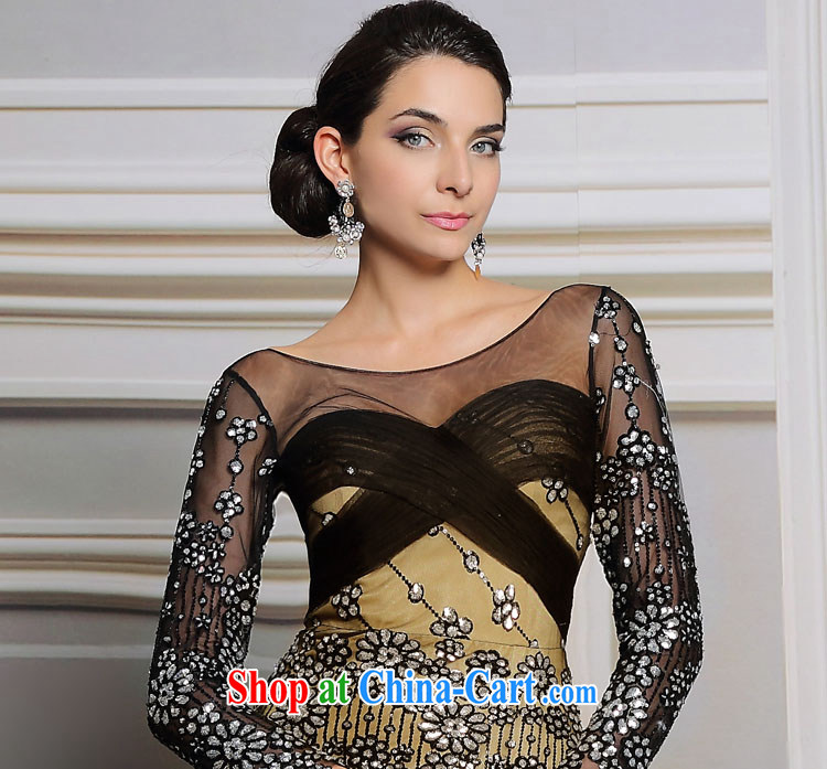Multi-LAI Ki banquet dress spring 2015 long, cultivating the high standard meeting moderator performances serving black XXL pictures, price, brand platters! Elections are good character, the national distribution, so why buy now enjoy more preferential! Health