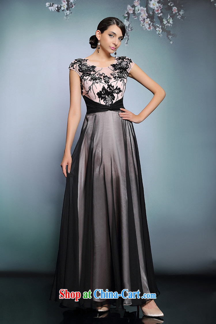 Multi-LAI Ki 2015 Evening Dress black long sleeved company dress annual long Banquet Hosted Service winter black XXL pictures, price, brand platters! Elections are good character, the national distribution, so why buy now enjoy more preferential! Health