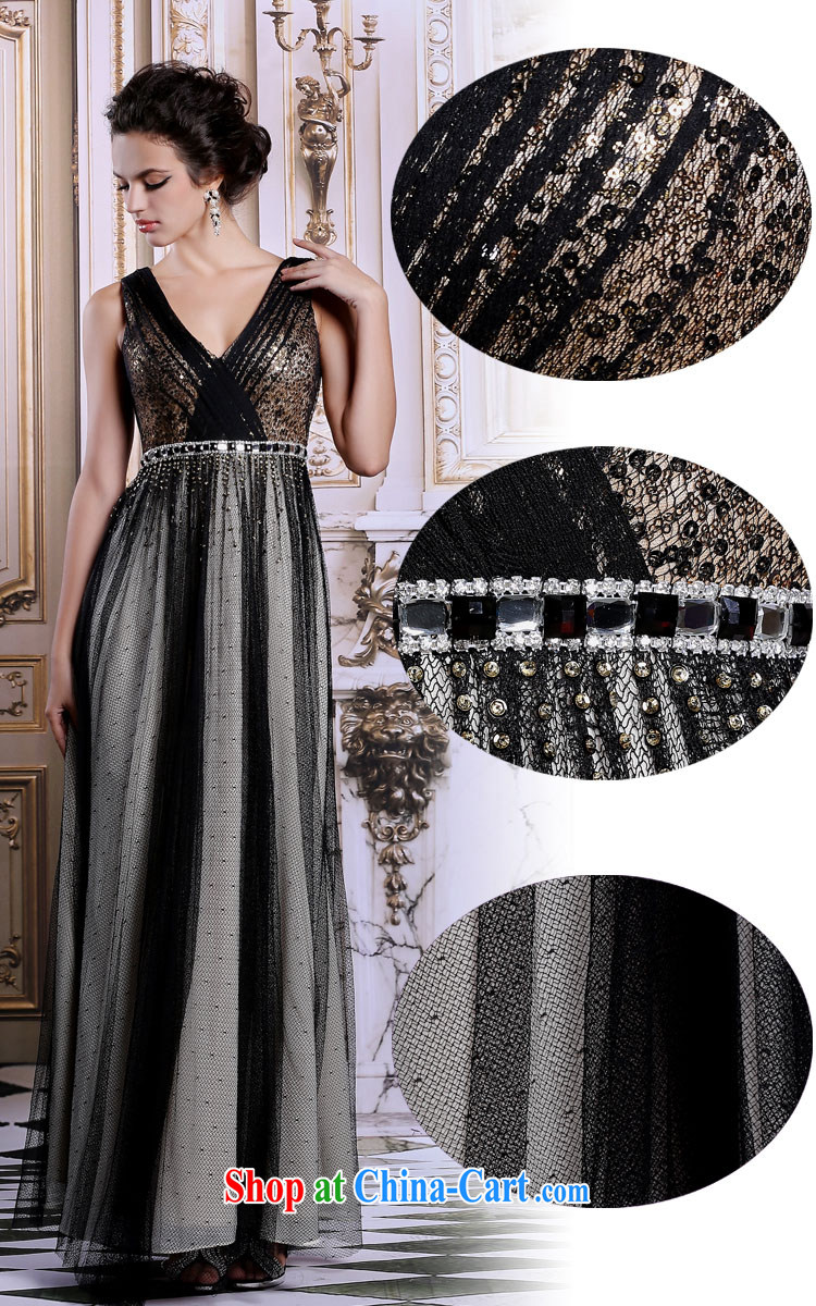 Multi-LAI Ki 2015 banquet dress long black shoulders the annual standard small dress girls black XXL pictures, price, brand platters! Elections are good character, the national distribution, so why buy now enjoy more preferential! Health