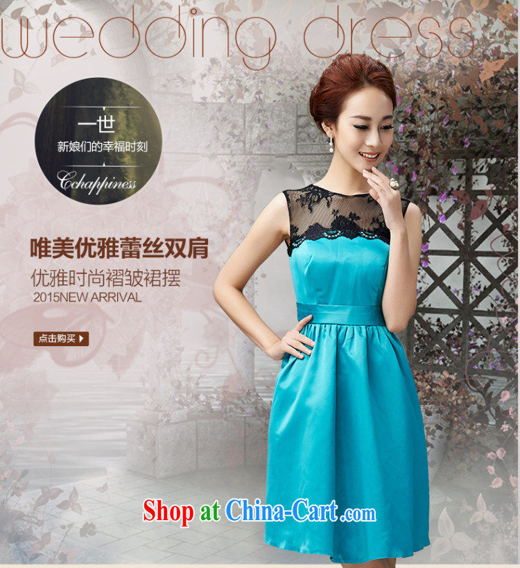 Han Park (cchappiness) 2015 new stylish lace bridal toast serving short bridesmaid dress banquet party Evening Dress green XL pictures, price, brand platters! Elections are good character, the national distribution, so why buy now enjoy more preferential! Health