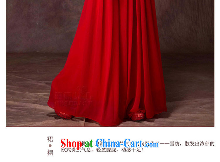 In Luang Prabang in 2015 of new dress a field package shoulder Korean version 7 cuff lace beauty video slim, dress uniform toasting red high-end custom pictures, price, brand platters! Elections are good character, the national distribution, so why buy now enjoy more preferential! Health