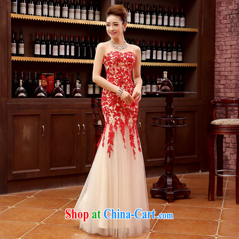Her spirit marriage wedding dresses short bridesmaid in the wedding band long evening dress wedding dress small red M, her spirit, and shopping on the Internet