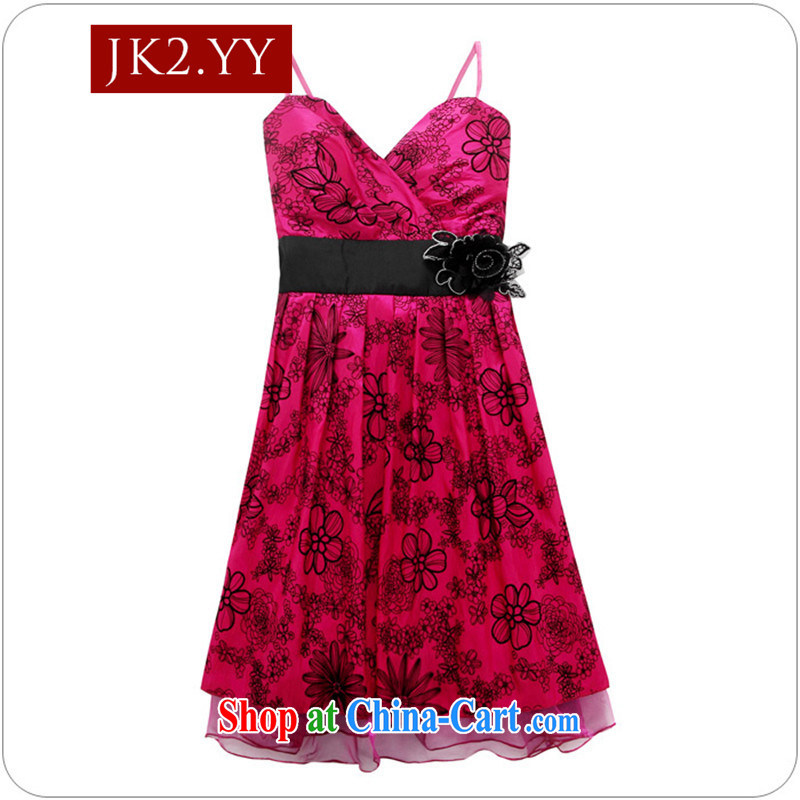 2 JK annual sweet dress and elegant value V lint-free cloth for lifting with the waist skirt in small dress dresses, flowers to remove) the green XXXL, JK 2. YY, shopping on the Internet
