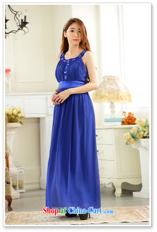 2 JK Korean high-end, shoulder a purely manual staple Pearl bright drill long dress snow woven dresses pink XXXL pictures, price, brand platters! Elections are good character, the national distribution, so why buy now enjoy more preferential! Health