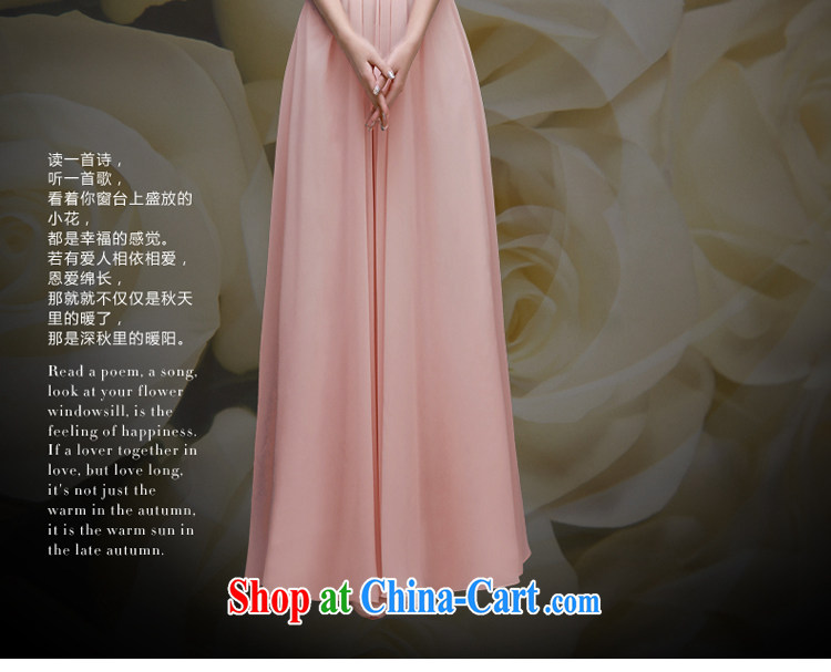 A good service is 2015 New Year Banquet moderator Evening Dress Bridal Fashion beauty marriage ceremony service toast pink L pictures, price, brand platters! Elections are good character, the national distribution, so why buy now enjoy more preferential! Health