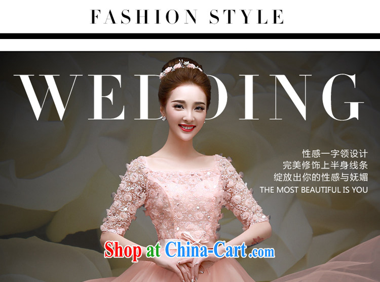 A good service in 2015, the annual ritual moderator Evening Dress Bridal Fashion wedding ceremony, long serving toast pink XL pictures, price, brand platters! Elections are good character, the national distribution, so why buy now enjoy more preferential! Health
