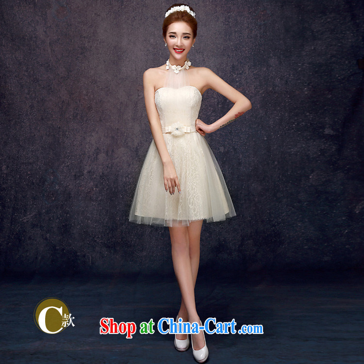A good service is 2015 new summer dresses small sister's bridesmaid dress dress short bridesmaid with champagne color E - 605 3 XL pictures, price, brand platters! Elections are good character, the national distribution, so why buy now enjoy more preferential! Health