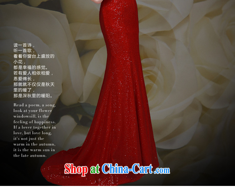 Serving a good solid red bridal wedding ceremony toast Service Annual Dinner moderator long-tail at Merlion dress Ice Blue XL pictures, price, brand platters! Elections are good character, the national distribution, so why buy now enjoy more preferential! Health