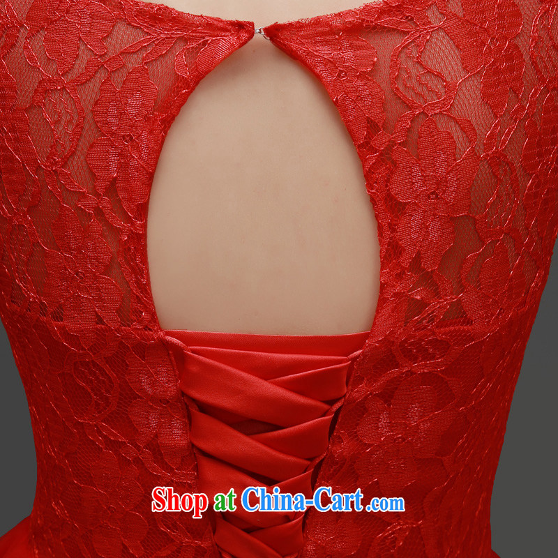 A good service is 2015 New Red bridal banquet Annual Meeting Small dress short wedding toast serving evening dress red 2 XL, good service, and shopping on the Internet