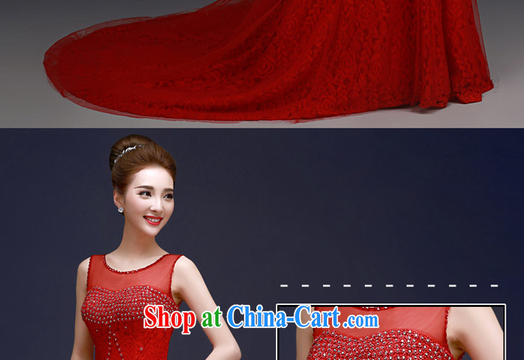 A good service is 2015 spring and fall new bride wedding banquet annual meeting moderator long-tail dress skirt red XL pictures, price, brand platters! Elections are good character, the national distribution, so why buy now enjoy more preferential! Health