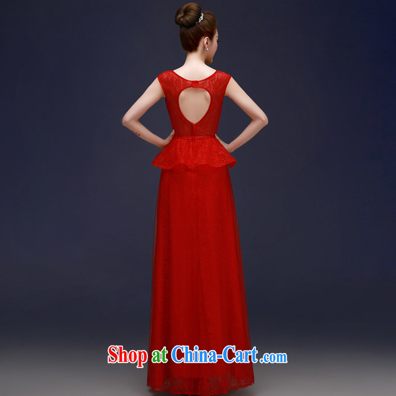 A good service is 2015 New Red Bridal Fashion beauty wedding dresses long banquet dress uniform toasting red 2 XL, good service, and, shopping on the Internet
