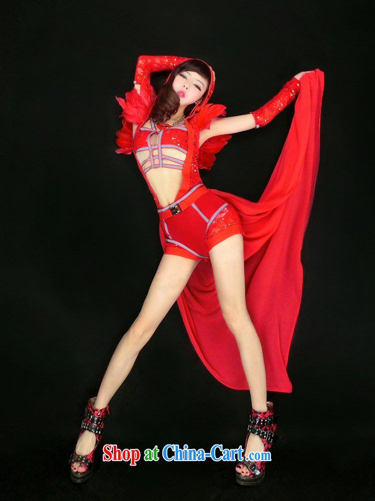 According to dance Hip Hop new night bar DS performance service fluorescent sexy singer DJ stage costumes for dance clothes-yi fluorescent yellow are code pictures, price, brand platters! Elections are good character, the national distribution, so why buy now enjoy more preferential! Health