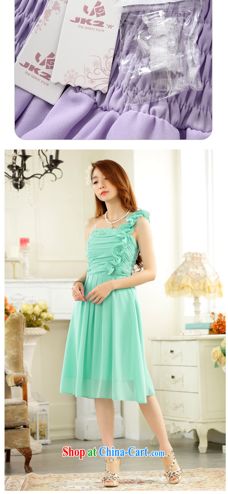 stylish wedding season sister dress fungus single shoulder-waist snow woven large number, dress dress dress JK 2 9831 blue XXXL pictures, price, brand platters! Elections are good character, the national distribution, so why buy now enjoy more preferential! Health