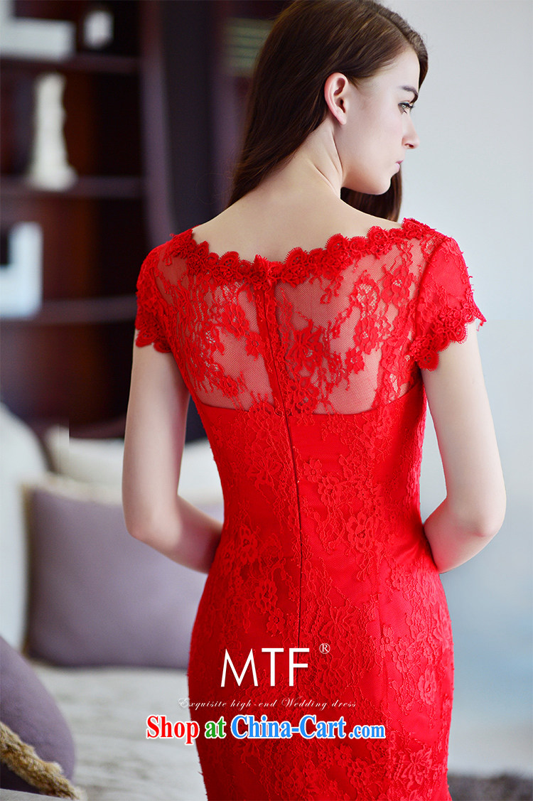 2015 new Garden autumn and winter bridal red crowsfoot package shoulder tail toast wedding service long dress red tail 15 CM 173 - M pictures, price, brand platters! Elections are good character, the national distribution, so why buy now enjoy more preferential! Health