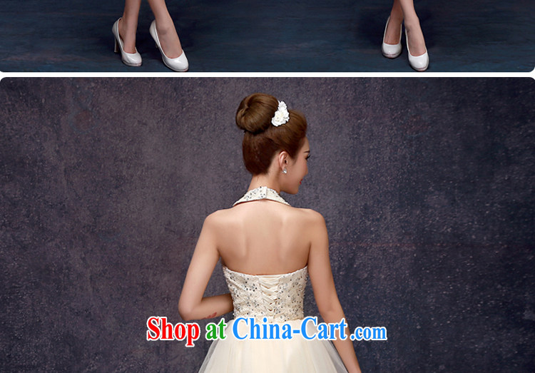 A good service is 2015 new summer short, sister's bridesmaid dress dress bridesmaid with small dress champagne color champagne color 2 XL pictures, price, brand platters! Elections are good character, the national distribution, so why buy now enjoy more preferential! Health