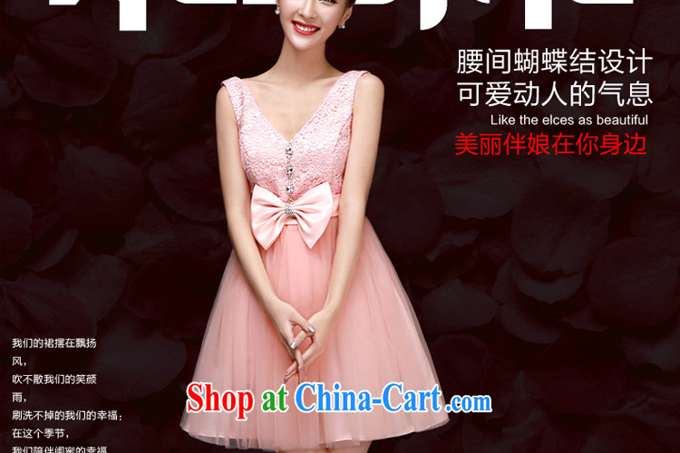A good service is 2015 new summer sister's bridesmaid dress short skirt, small dress bridesmaid with pink pink 2 XL pictures, price, brand platters! Elections are good character, the national distribution, so why buy now enjoy more preferential! Health