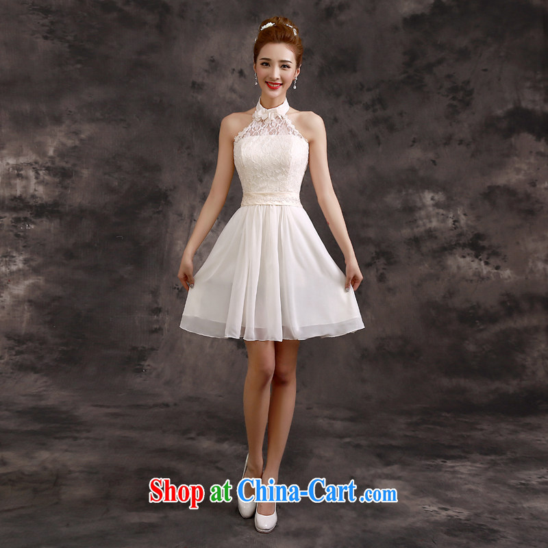 A service is a good summer 2015 new bridesmaid's dress skirt champagne color short, small dress sister bridesmaid F load 06 - is also S, good service, and, shopping on the Internet