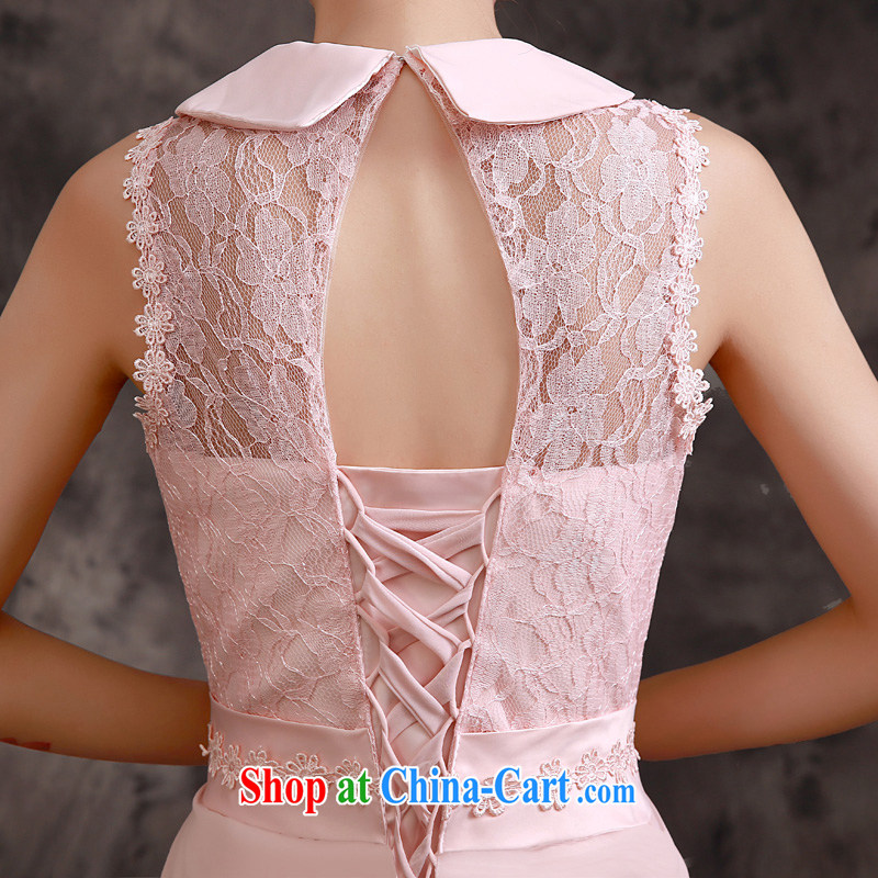 A good service is 2015 new summer bride's sister's bridesmaid dress dress long evening dress bridesmaid C load 03, the collar 2 XL, good service, and shopping on the Internet