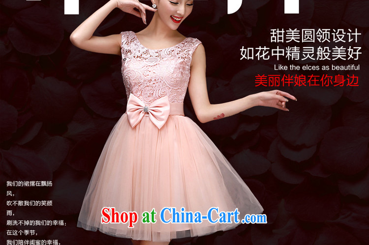 A good service is 2015 new summer sister's bridesmaid dress short skirt, small dress pink bridesmaid with short - pink M pictures, price, brand platters! Elections are good character, the national distribution, so why buy now enjoy more preferential! Health