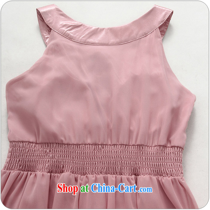 Constitution, 2015 new high-end plain manual staple the Pearl Light drill long evening dress thick mm XL Europe banquet snow woven dresses sleeveless dress pink 3 XL 160 - 180 jack, constitution and clothing, and shopping on the Internet