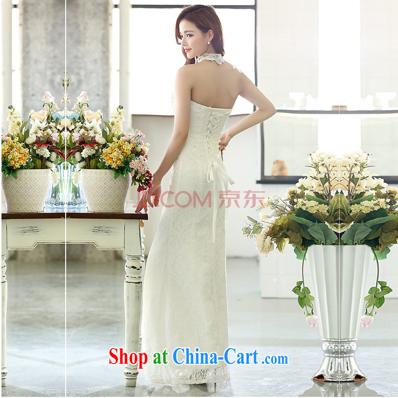The Yan, 2015 new exclusive fashion the Mona Lisa root Dinner Dance chair dress dresses wedding bridal dresses 1513 white XL, the United States welcomes and Jacob (meixinya), online shopping
