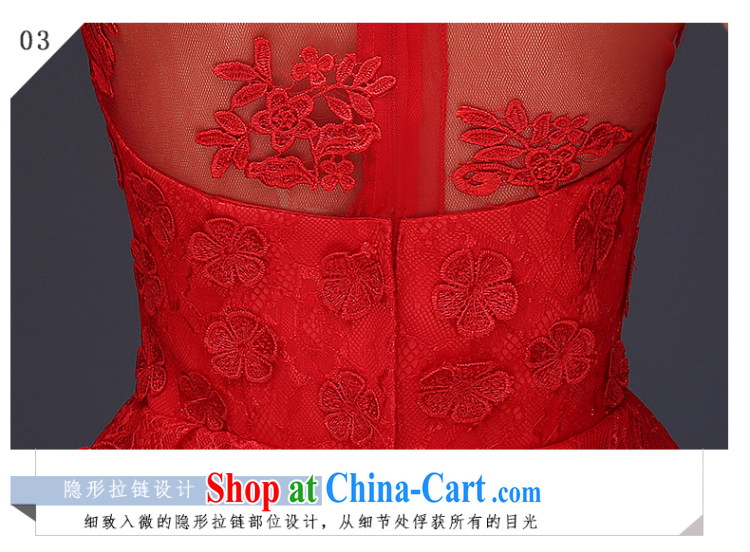 100 the ball wedding dresses new 2015 Red double-shoulder lace bridal toast clothing dress winter short, the wedding dress female Red XL pictures, price, brand platters! Elections are good character, the national distribution, so why buy now enjoy more preferential! Health