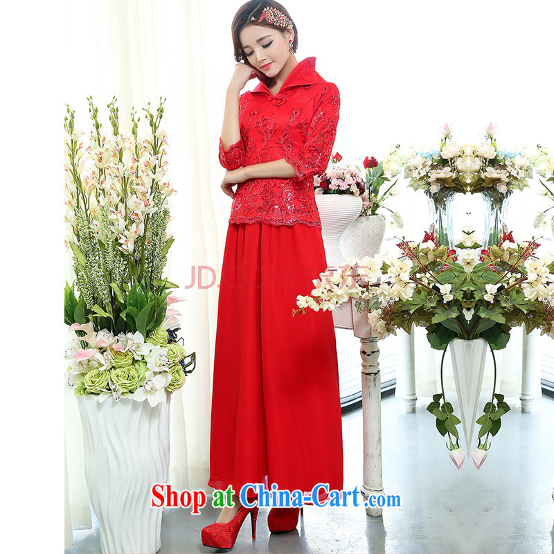 and the United States, welcoming spring 2015 The bride is a leading national original Red wedding dresses show hosted service, dresses for 1509 red XXXL, the United States and welcome, Jacob (meixinya), shopping on the Internet
