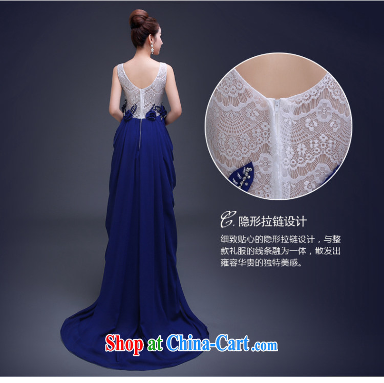 The Vanessa dress the new summer Korean stylish evening dress party banquet dress long zip beauty graphics thin dress female blue banquet dress XXL pictures, price, brand platters! Elections are good character, the national distribution, so why buy now enjoy more preferential! Health