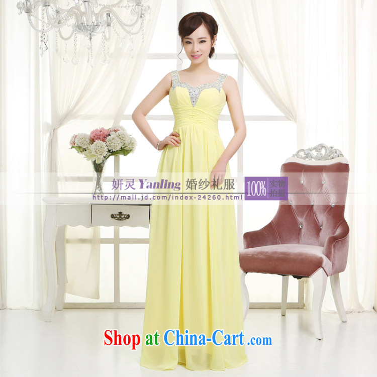 The Spirit/YL 2014 new bride wedding dresses Evening Dress toast serving long - 14,042 light yellow XXXXL pictures, price, brand platters! Elections are good character, the national distribution, so why buy now enjoy more preferential! Health