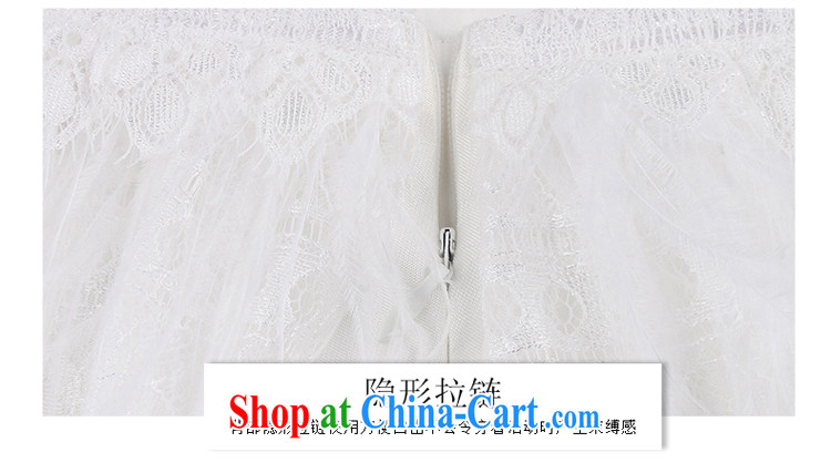 Yi Ge lire name Yuan temperament of a sense field bare shoulders the lace Openwork cuff dress dress white 6904 S pictures, price, brand platters! Elections are good character, the national distribution, so why buy now enjoy more preferential! Health