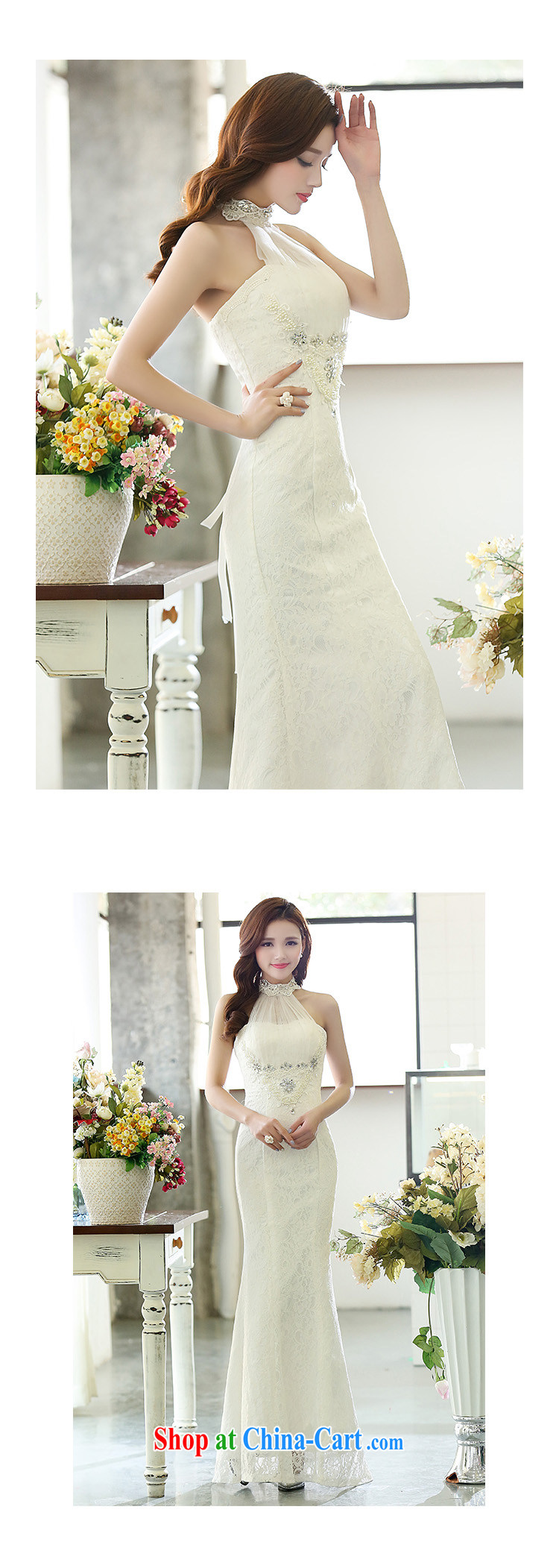 COVERED BY THE 2015 bridesmaid dress long, small dress bride wedding toast clothing evening dress is also bridesmaid clothing white XL pictures, price, brand platters! Elections are good character, the national distribution, so why buy now enjoy more preferential! Health