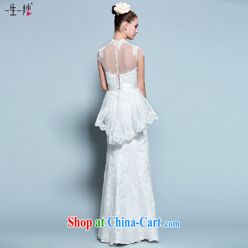 A yarn wedding dresses women 2015 new legislative leaders lace lace removable 3-Piece toast serving red 20240700 white M code in stock 165 /84 A, a yarn, shopping on the Internet