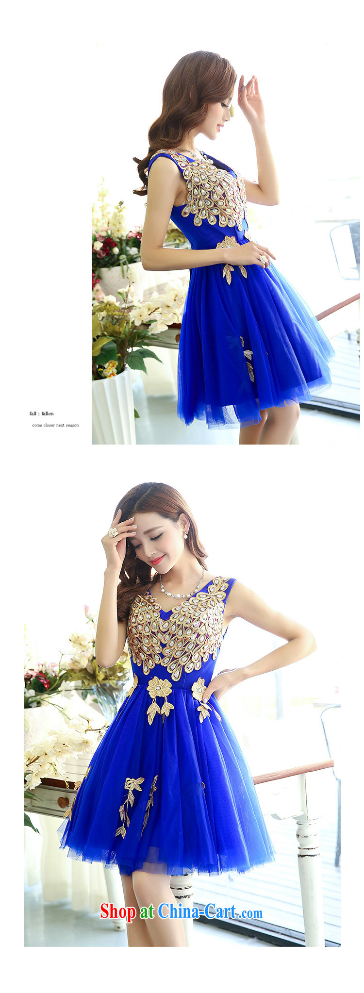 The World Summer 2015 small dress winter wedding bridesmaid dress bridal dresses serving toast wedding dresses 1517 royal blue XL pictures, price, brand platters! Elections are good character, the national distribution, so why buy now enjoy more preferential! Health