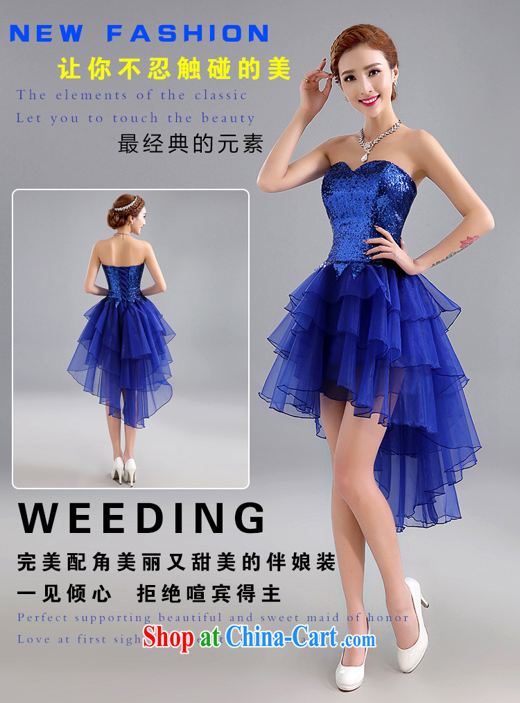 nice small dress bridesmaid dress Star Package shoulder dress uniform performance stage before a long, blue dress XXXL pictures, price, brand platters! Elections are good character, the national distribution, so why buy now enjoy more preferential! Health